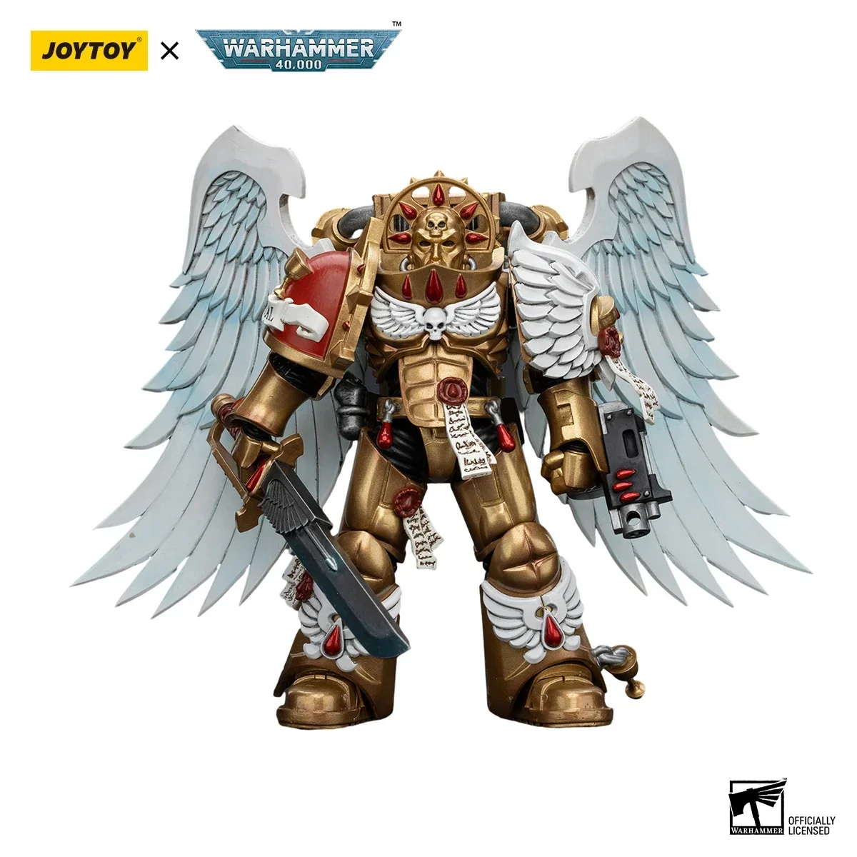 IN VOORRAAD Warhammer JOYTOY 1/18 Blood Angels Custom Action Figure Sanguinary Guard Collection Model Speelgoed Beeldje Kerstcadeaus