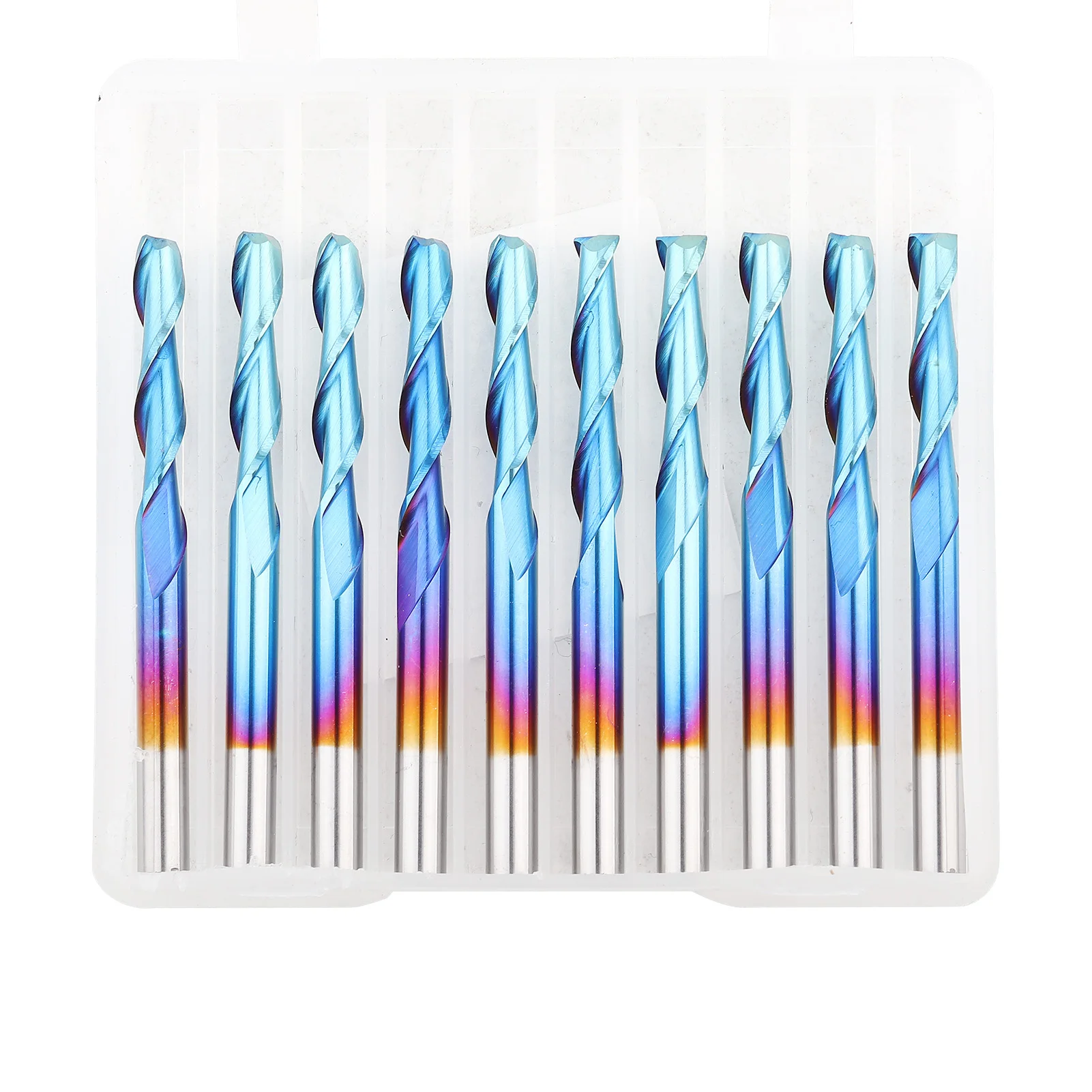 3.175x17mm spirale routeur peu fraise en bout travail du bois fraise CNC routeur peu spirale routeur peu spirale boule fraise en bout