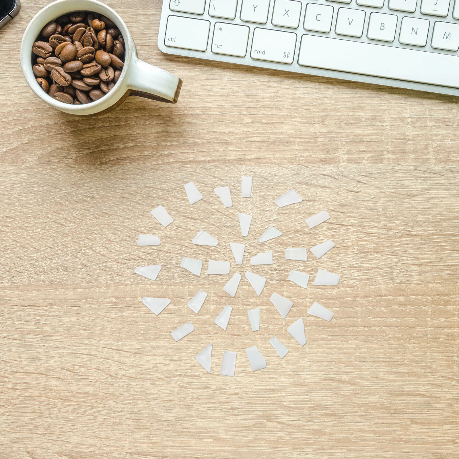 

Mosaic Glass Sheet Home Decor Crafts Diy Kits for Adults Stained Projects Mirror Tiles Household