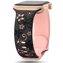 Engraved Strap For Apple Watch SE 10 42/45/46mm 38/40/41mm Silicone Correa Bracelet iwatch Series 9 8 7 6 5 4 Ultra 2 Band 49mm