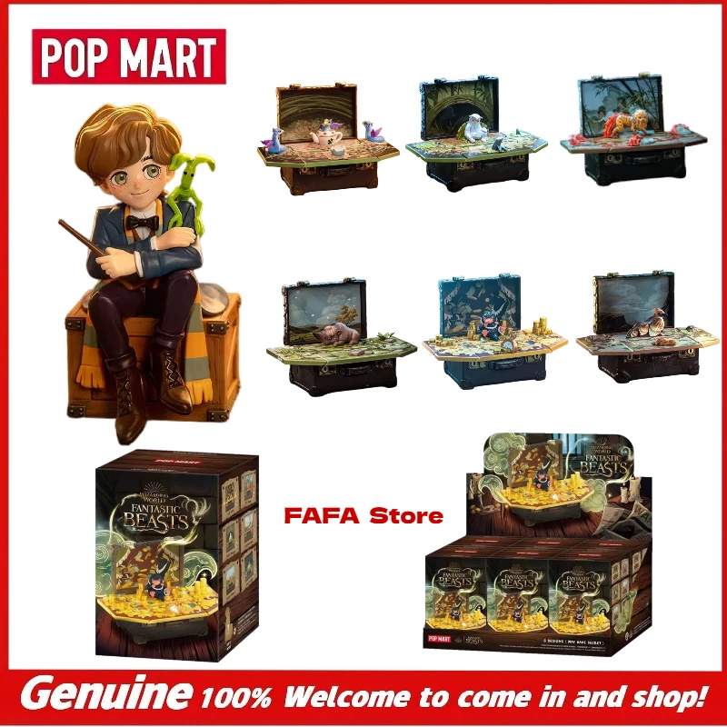 

Genuine POPMART Pazzo Magic Creatures Series Figurine Blind Boxes Cute Gifts Desktop Decorations Trendy Toys Collectible Toy