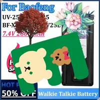 New 7.4V 2800mAh Walkie Talkie Battery for Baofeng UV-25L Type-C Charge BL-UV25 for BF-UV25L Portable Two Way Radios Battery