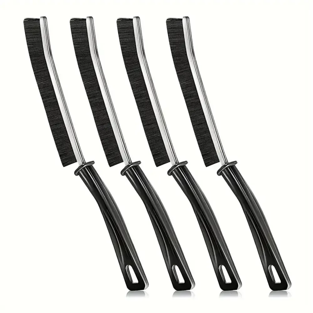 4PCS Hard Bristle Crevice Cleaning Brush Cleaning Brush for Bathrooms, Kitchen, Windows - Your All-Around Household Gap Brush