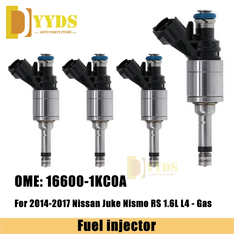 

4PCS Fuel Injector Cleaner for JUKE 1.6L L4 2011-2017 Rogue SL Hybrid SV 2.0 2017-2019 16600-1KC0A Adblue Psa Aveo Boya Car Kit