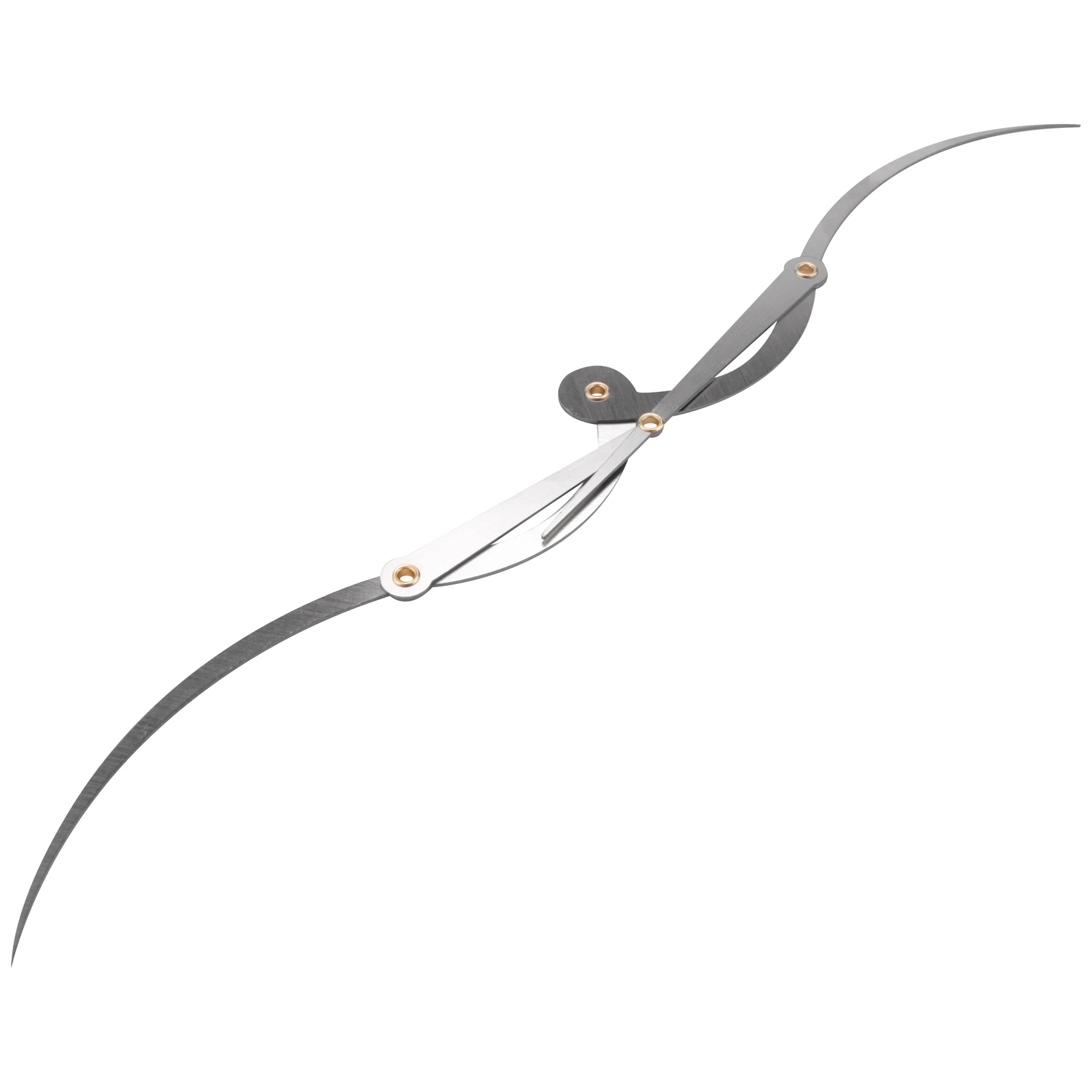 AA05 Mean Calipers Golden Ratio Calipers Stainless Steel Eyebrow Ruler 1:1.618 Measure Tool For Tattoo Makeup