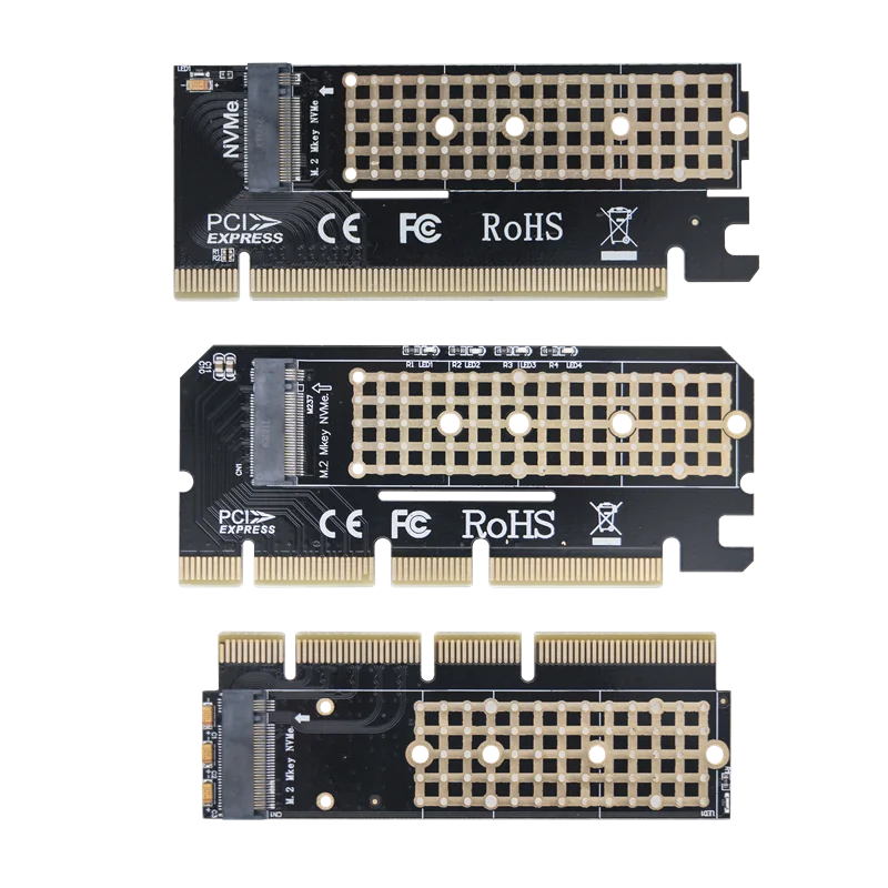 Karta adaptera M.2 NVMe M-Key do PCIe 3.0 SSD PCIe X4 X8 X16 do komputerów stacjonarnych PCI-E karta graficzna Sot