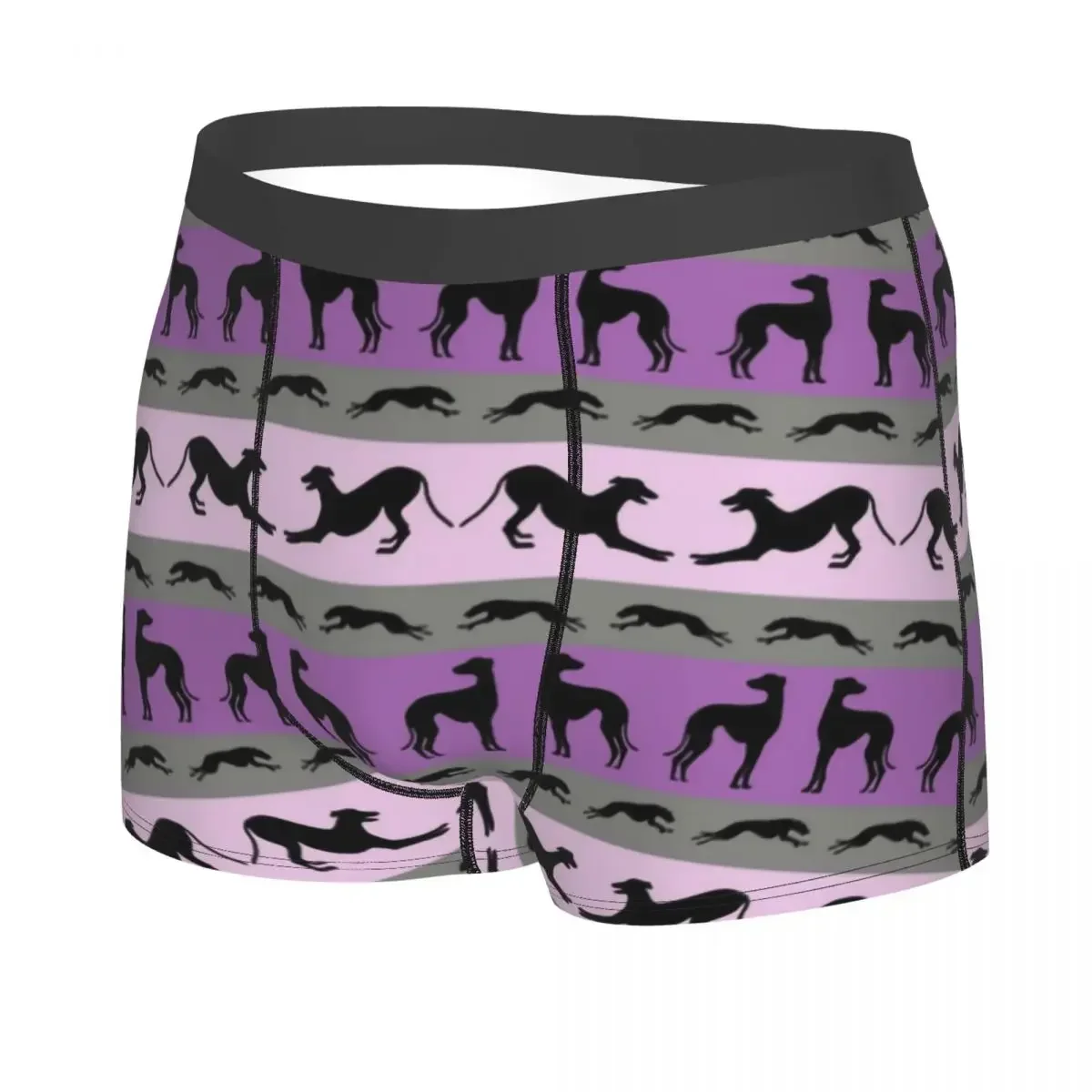 Greyt Greyhound Puppy Underwear Men Breathbale Whippet Sighthound Dog Boxer Briefs Shorts Panties Soft Underpants For Male