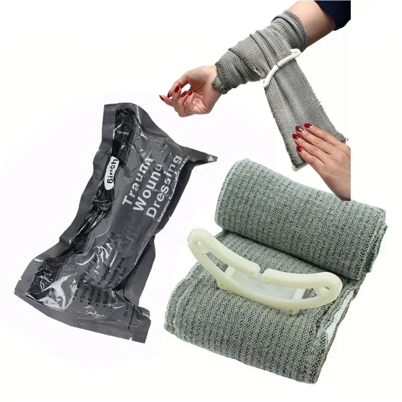 Bandage Outdoor Sterile Compression for Battle Dressing First Aid IFAK Trauma Emergency Equipment Vacuum Packed