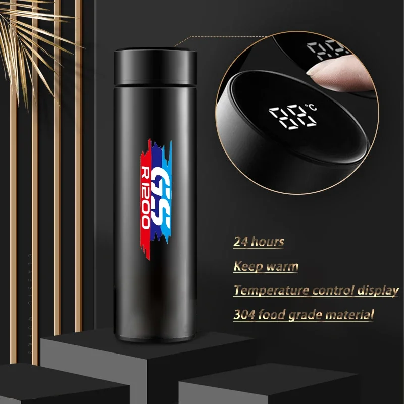 Motorcycle Stainless Steel Thermos Temperature Water Bottle cup For Motorcycle  R1250 GS R 1250 GSA R 1250GS HP 2019 2020 2021