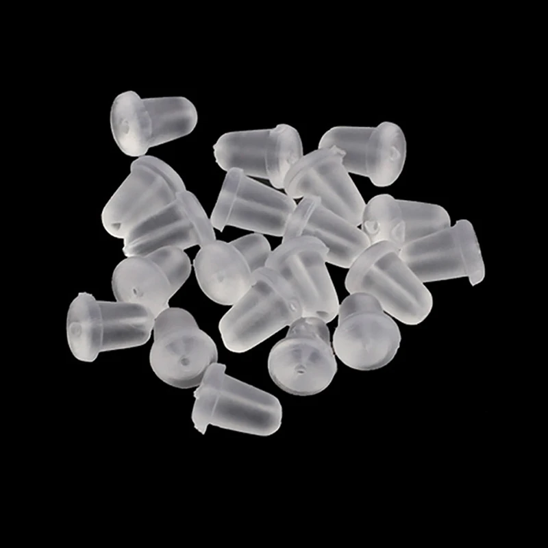 /4pcs Silikon transparente Ohr stöpsel Tunnel Ohrring Ohr stecker Zubehör hlc