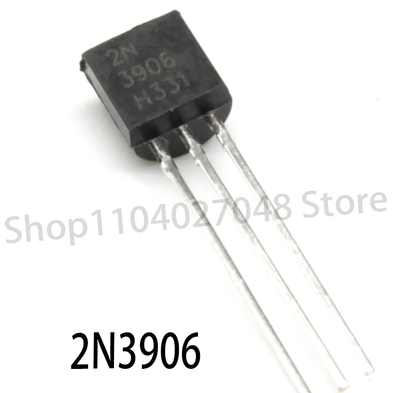 10PCS Brand new 2N3906 TO-92 PNP transistor -40V/200mA direct-insert transistor