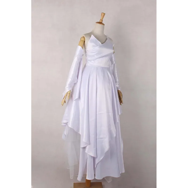 FF15 لونا تأثيري فاينل فانتسي XV Lunafreya Nox فلوريت فستان الزفاف تأثيري حلي مصنوعة حسب الطلب