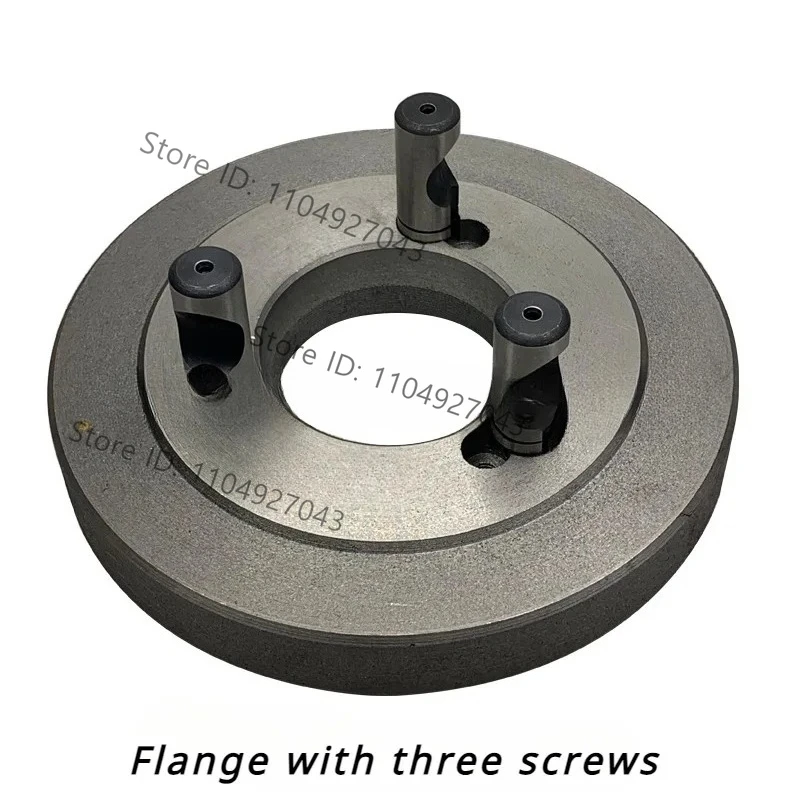 D4-160 D4-200 D Type Lathe Spindle Flange Chuck Connecting Plate Transition Plate Pull Rod Screw Three Jaw Chuck Connecting
