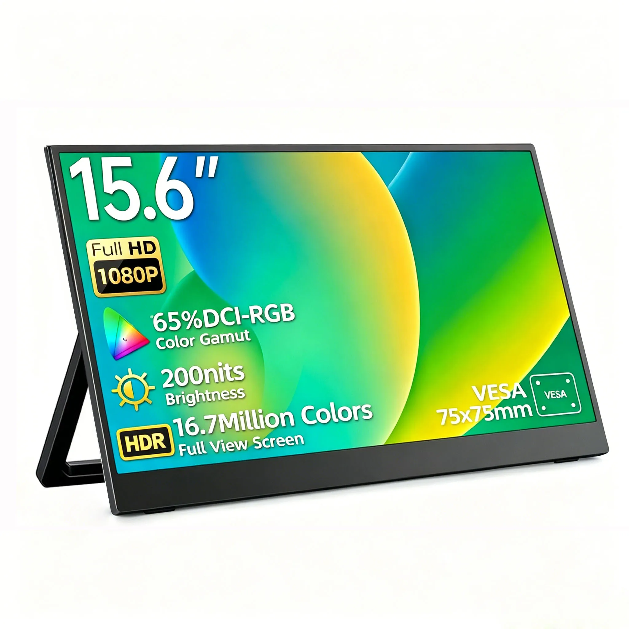 [Special Offer] 15.6 Inch Portable Monitor FHD1080P IPS HDR Computer Sub Monitors And Displays for MAC Laptop PC Xbox/PS/Switch
