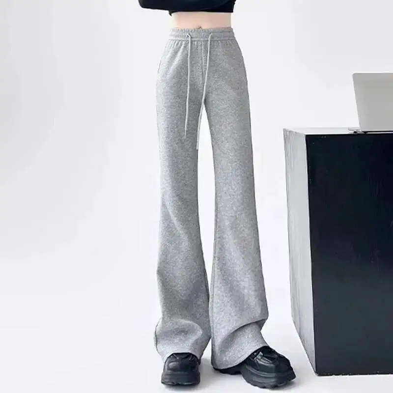 

Women S High Waist Wide Leg Pants Autumn Winter Casual Slimming Sports Trousers Female Korean Streetwear Fashion Sweatpants