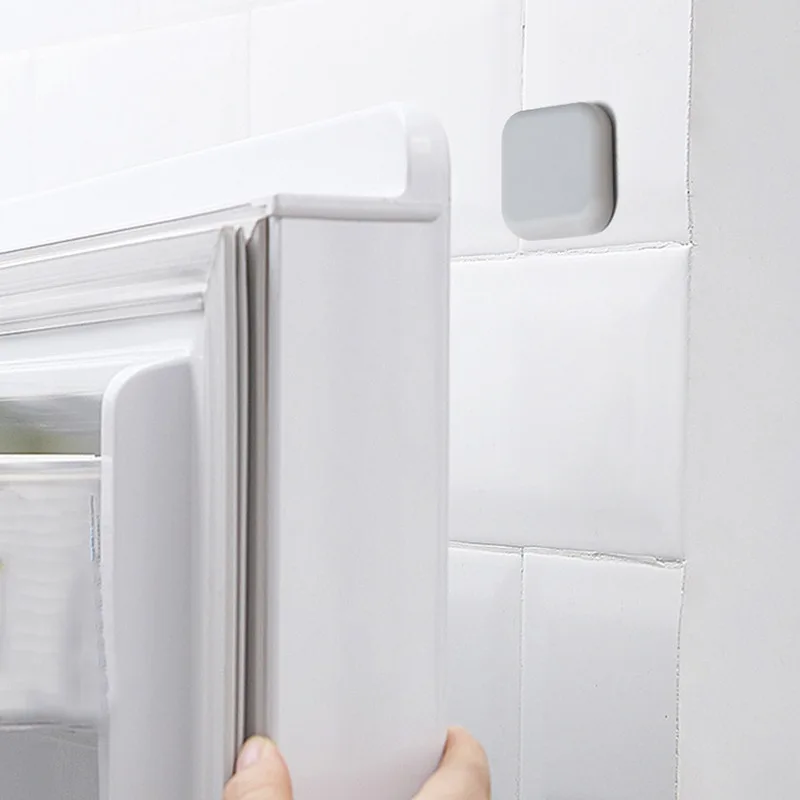Circle/Square Silicone Self Adhesive Mute Door Stopper Wall Protector Door Handle Bumper Guard Furniture Anti-crash Pad image 5