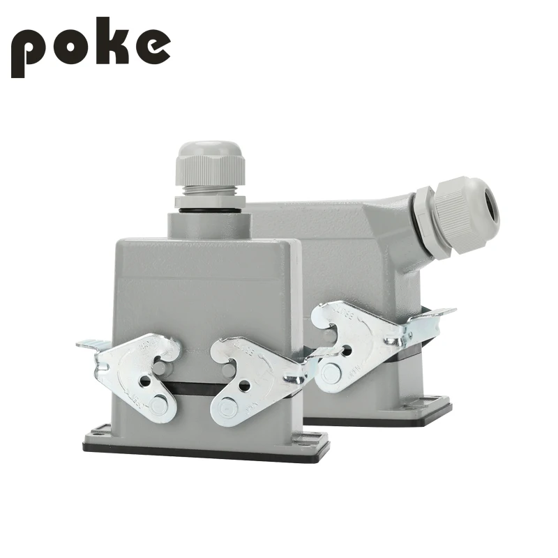 Heavy duty connector rectangular HDC HE 024 01 Aviation plug Hot runner machine tool plug-in socket waterproof 16A