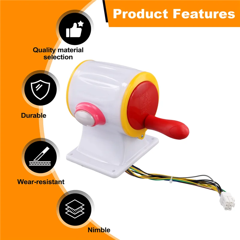 -A25M 12V Pesca Manivela Alça Joystick Captura Controlador de botão de caça para máquina de videogame Arcade