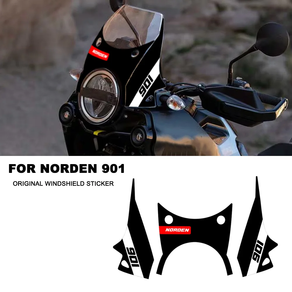 

For NORDEN 901 Accessories Windshield Sticker Windshield Sticker Kits For HUSQVARNA Norden901 Motorcycle Deflector Stickers