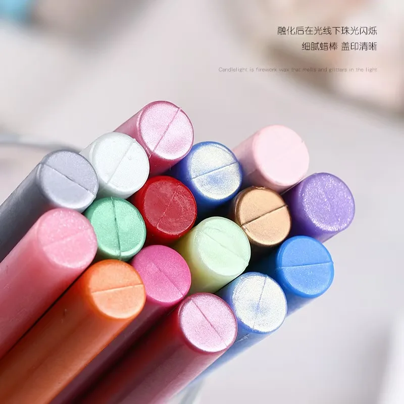 10 قطعة/صندوق ختم الشمع العصي ل بندقية الغراء 1 سنتيمتر * 13.9 سنتيمتر مختلط الشمع مجموعة ختم ملصق صنع أداة ملحق سجل القصاصات هواية DIY بها بنفسك