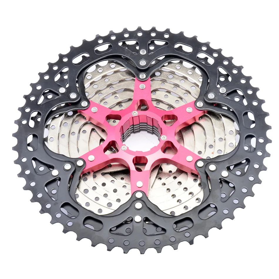 SUNSHINE 82621 Freewheel 32-52T Steel Silver Mountain Bike Speed Chainring 10/11 Speed MTB Cassette