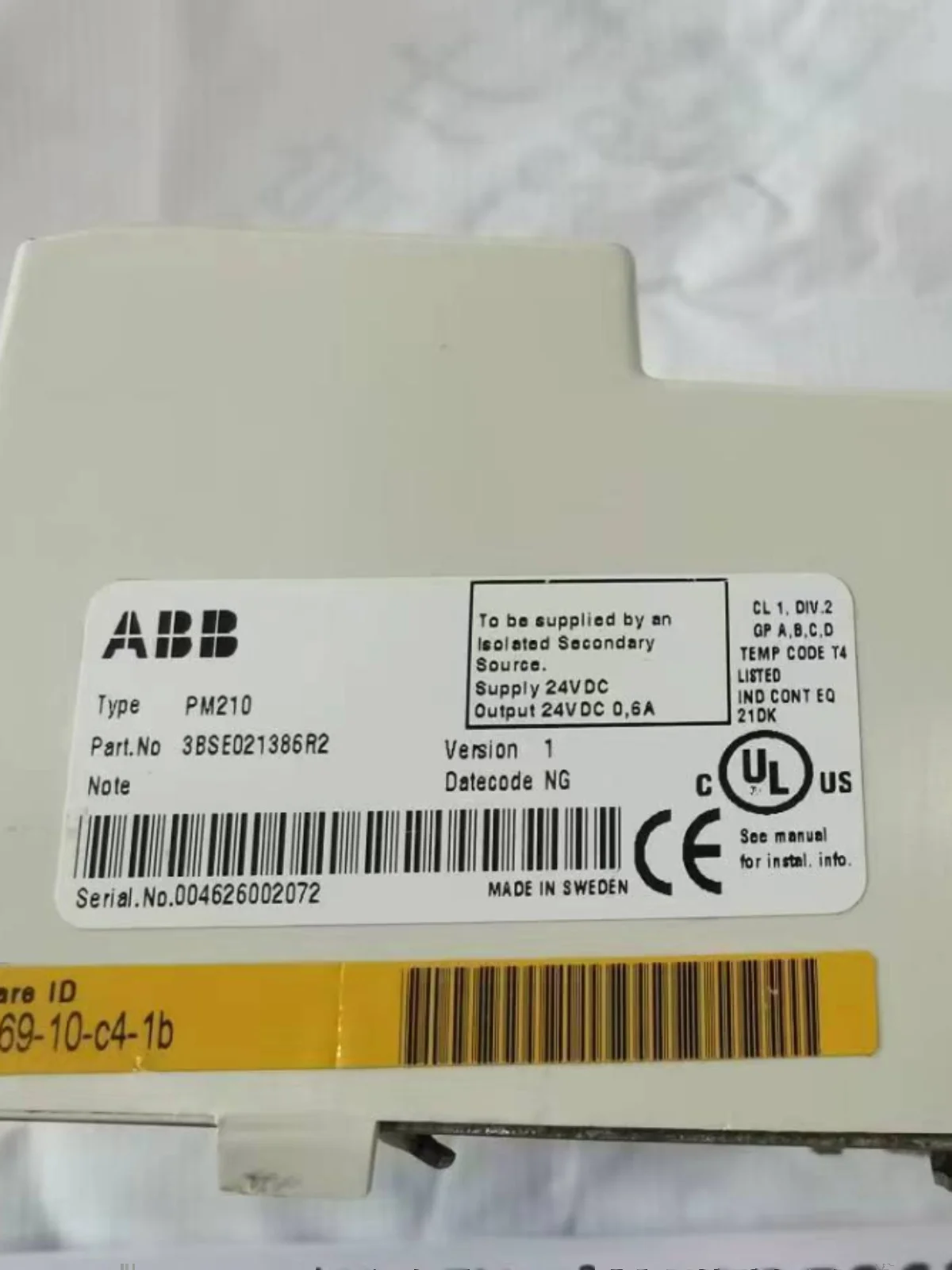 ABB PM210 Control PLC Module 3BSE021386R2 Original Spot