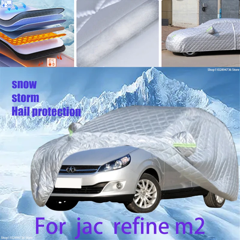 For jac refine m2 Outdoor Cotton Thickened Awning For Car Anti Hail Protection Snow Covers Sunshade Waterproof Dustproof