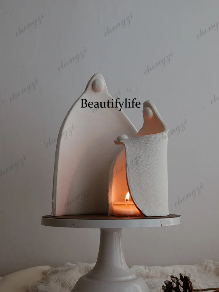 Guardian Candlestick Aromatherapy Art Ornament Atmosphere Sense Healing Birthday Wedding Housewarming Blessings Gift