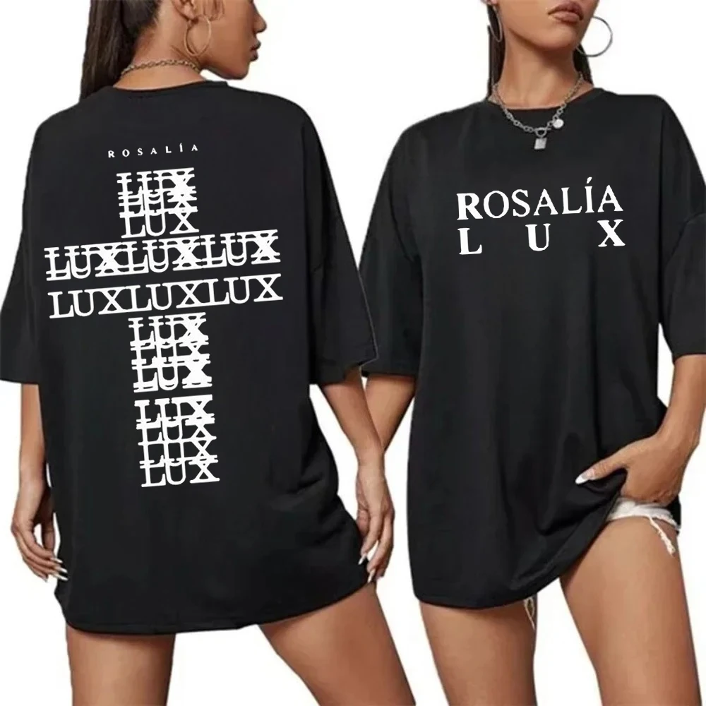 Rosalia Lux Tour 2026 T-shirt Vintage Graphic Print Cotton Tee