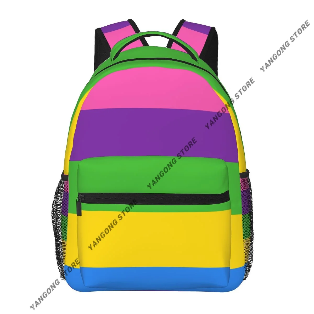 

Multisexuality Flag Backpack For Teenagers Boys Children Student School Bags Unisex Laptop backpack Travel Shoulder Bag