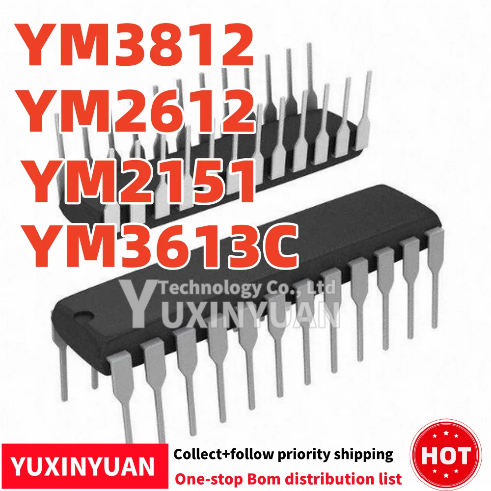 

1PCs/Lot and new Original YM3812 YM2612 YM2151 YM3613C YM3613B DIP24 IC IN STOCK 100%good YUXINYUAN