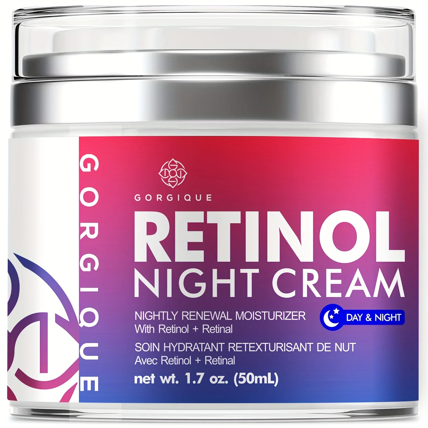 

Facial Moisturizer with Retinol, Collagen Hyaluronic Acid Day & Night Anti-Wrinkle Cream