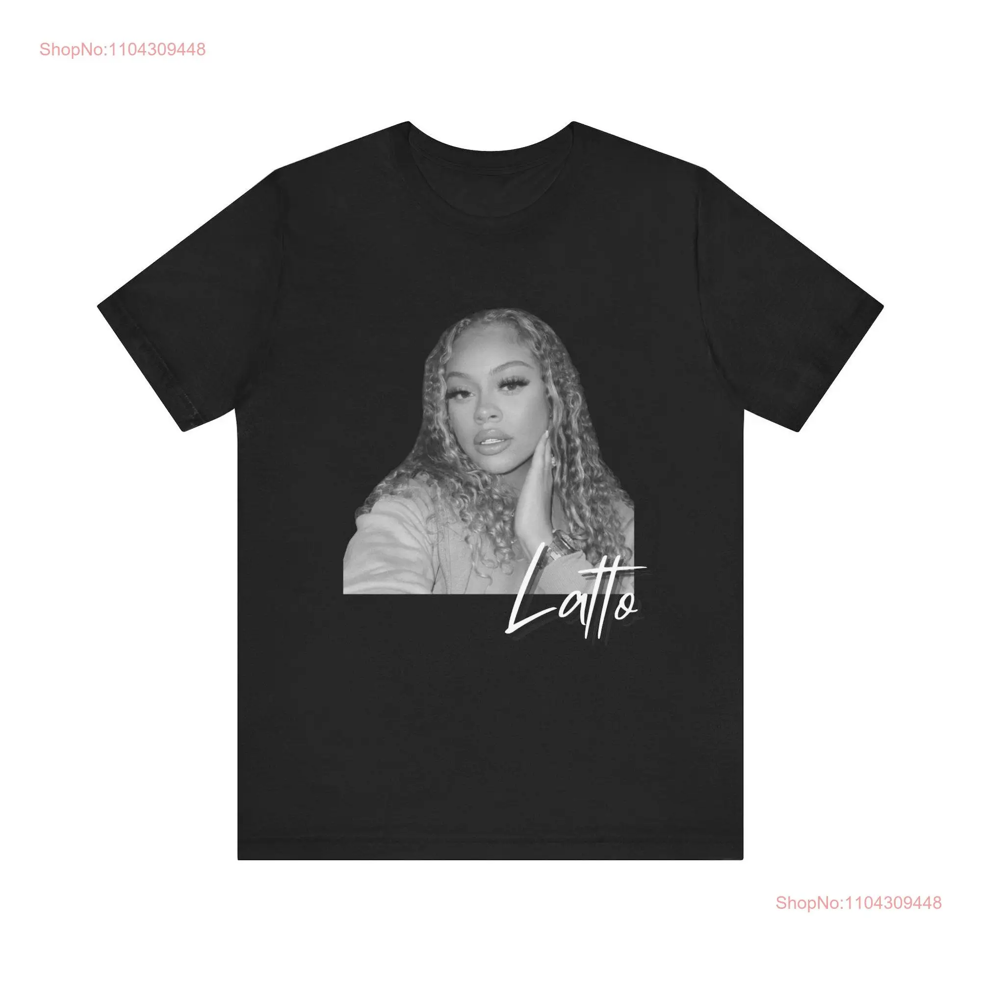 Latto Fan T Shirt Mulatto Big Mama Female Rapper Hip Hop long or short sleeves