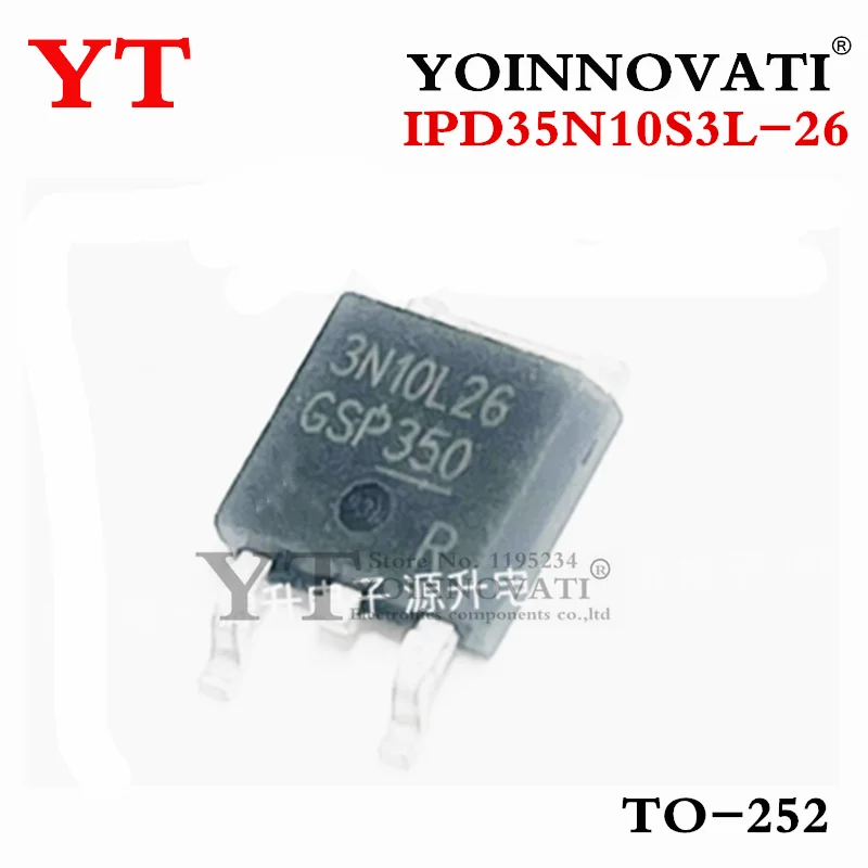 10PCS IPD35N10S3L-26 TO-252 3N10L26