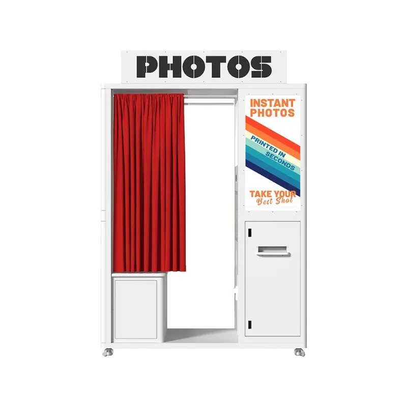 Aluminum Alloy Portable Selfie Touch Screen Self Service Payment Mirror Magazine Photo Booth Machine Kiosk
