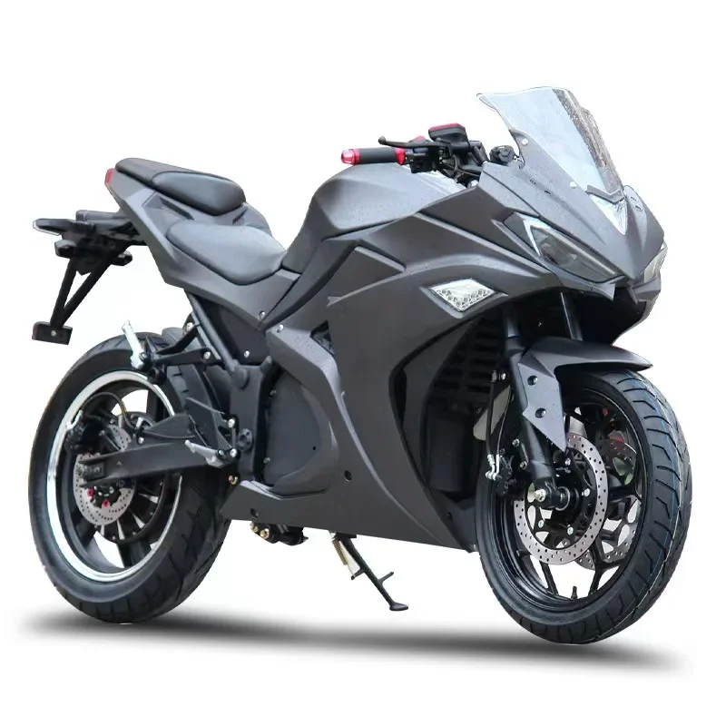 2024 Model High-Speed Racing Electric Motorcycle 8000W Power with 72V 120ah Battery Top Speed 160km/h