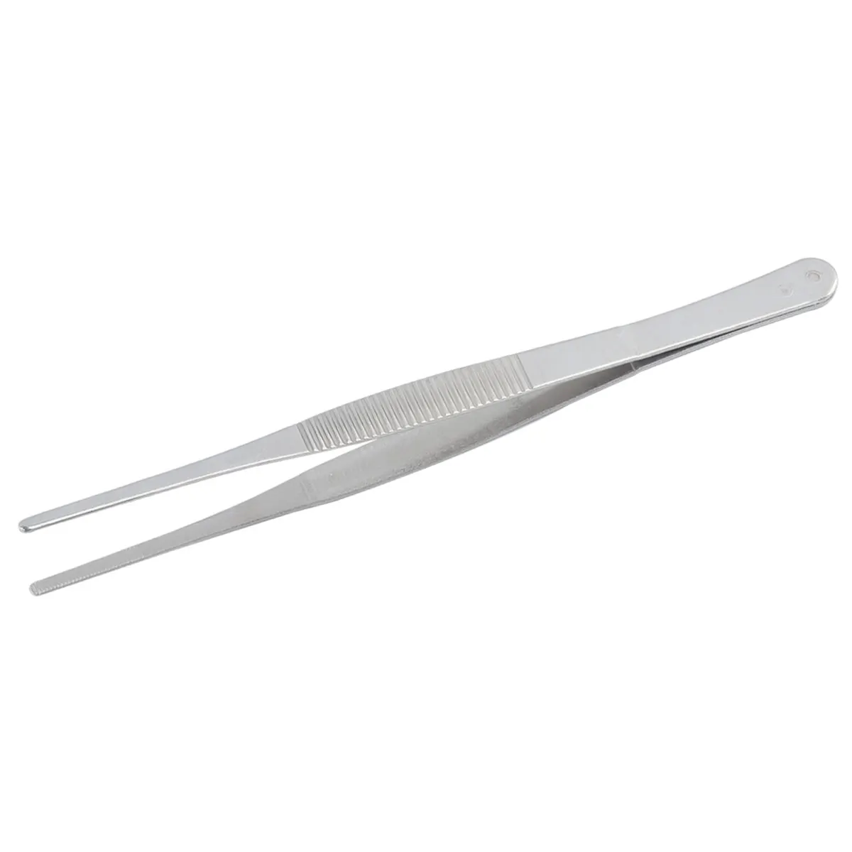 Juego de pinzas rectas de acero inoxidable con punta dentada para jardinería, herramienta de reparación electrónica, 14cm, 16cm, 18cm