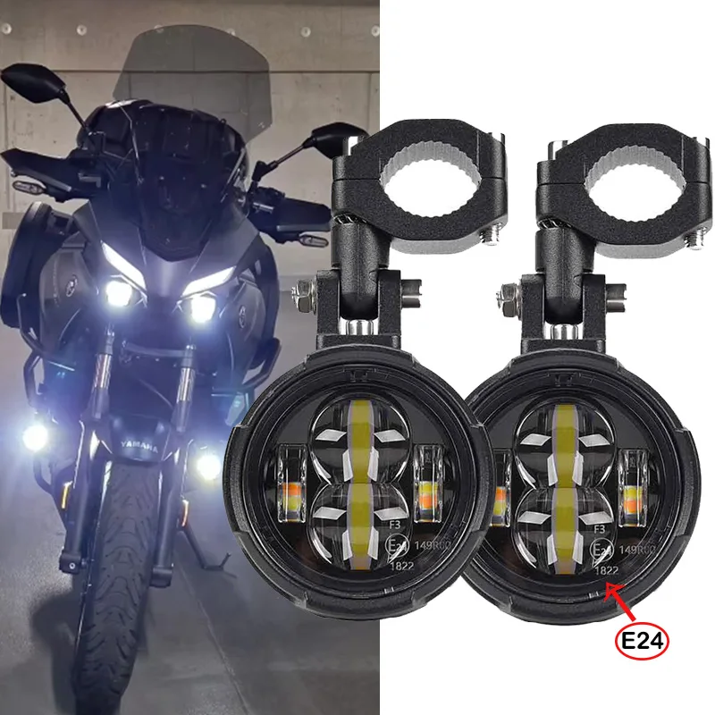 E24 LED Nebelscheinwerfer für BMW R1300GS R1200GS LC R 1250GS R1250GS F800GS GSR1200 F850GS F750GS Adv Motorrad