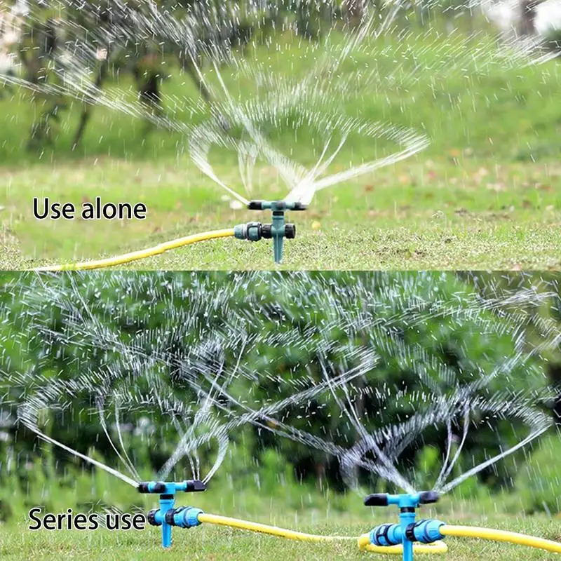 Patio Water Sprinkler 360 Rotation Auto Irrigation Anti-overspray Grass Watering System Uniform Water Layer Greenhouse Plants