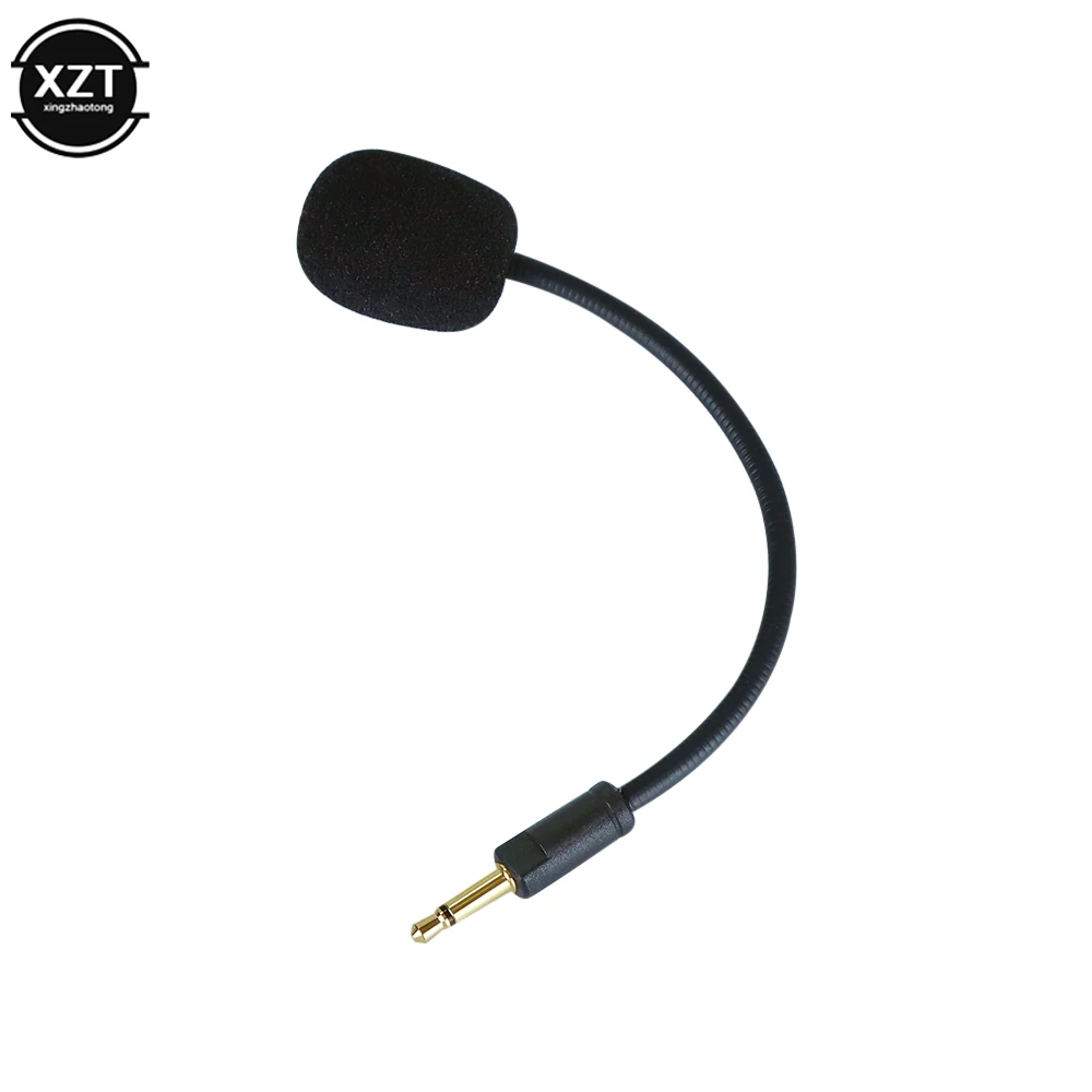 

3.5mm Gaming Headset Microphone for Razer Kaira Pro Electra V2 Gooseneck Microphone Game Replacement Microphone Straight Plug