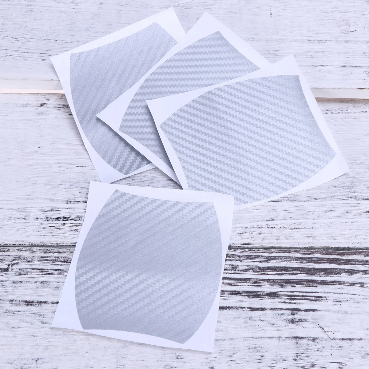 

4Pcs Car Door Handle Protector Sticker Carbon Fiber Metallic Scratch Resistant Film Self Adhesive Car Paint Scratch Protector