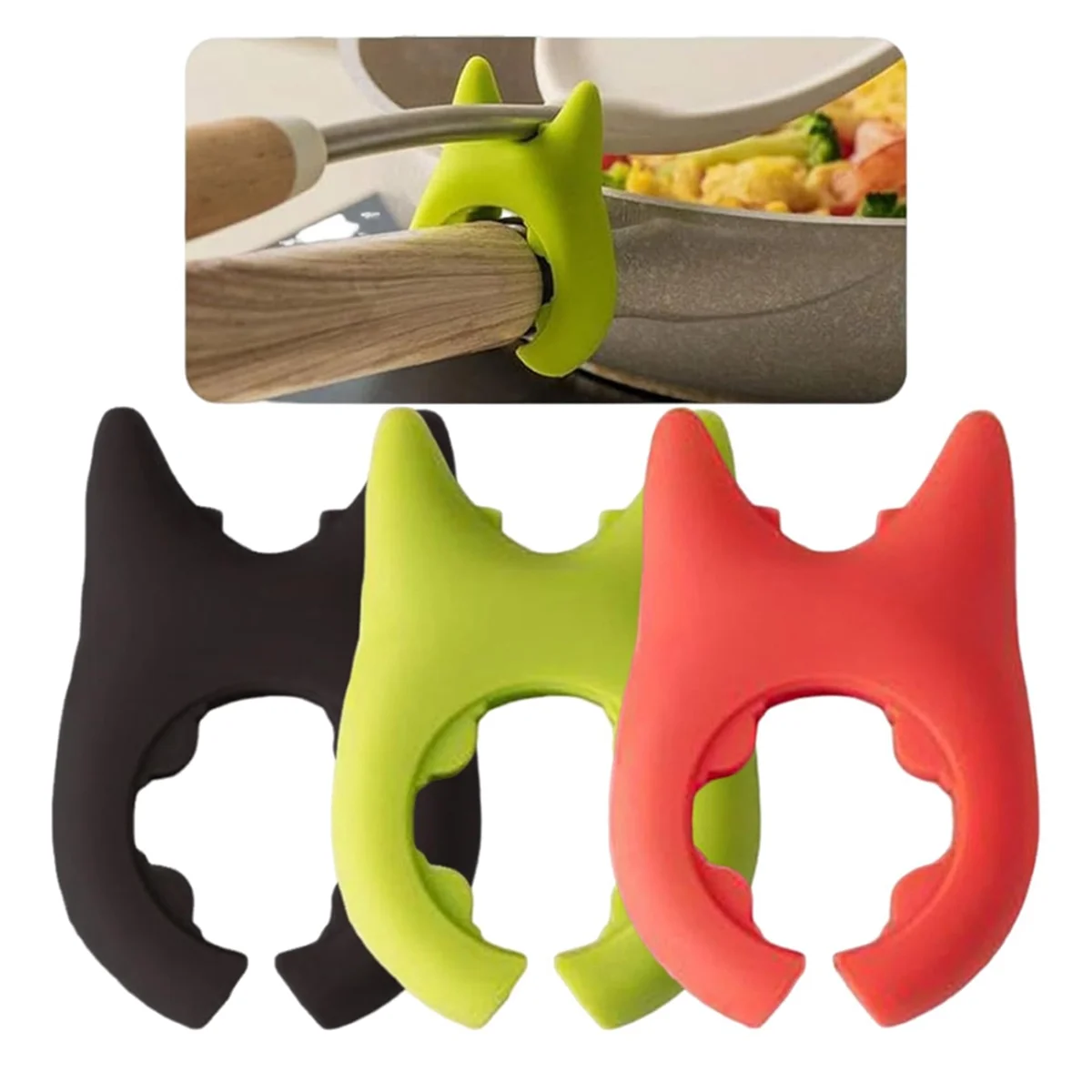 

Высококачественная 6 шт. подставка для лопаток с крышкой для кастрюли и держателем для ложки для супа, силиконовый зажим для кастрюли, подставка для ложки, кухонная ложка H