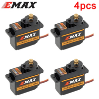 2/4pcs EMAX ES08MDII ES08MD II Metal GEAR Digital Servo up sg90 ES08A ES08MA MG90S TREX 450 Helicopter Airplane Rc Robot