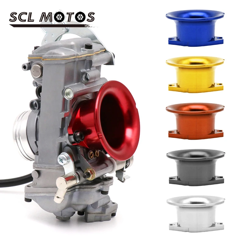 SCL MOTOS Velocity Stack FCR Air Filter Carburetor Air Funnel Trumpet Air Filter Cup CNC aluminum Wind Horn Cup Motorcycle Parts