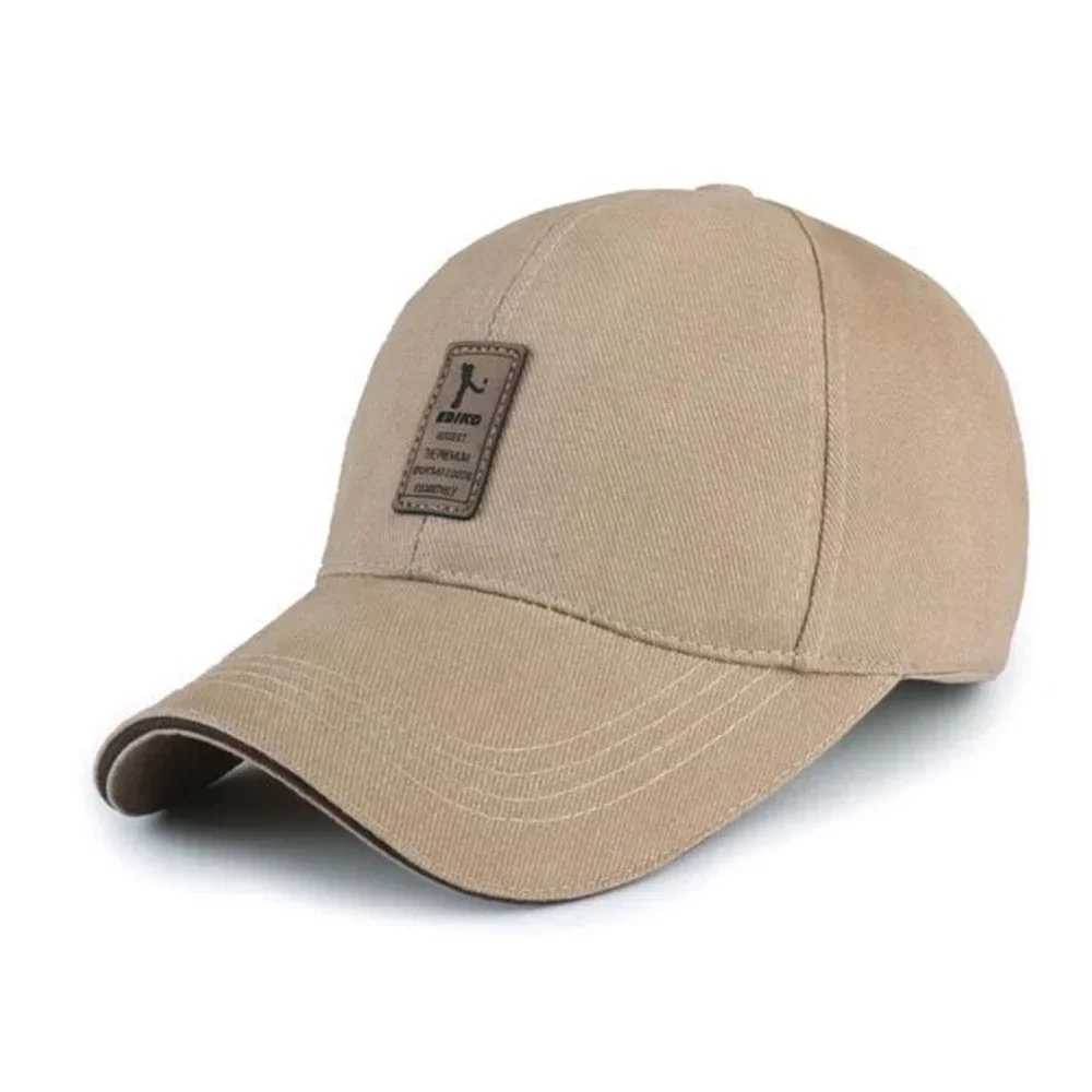 قبعة بيسبول رياضية للرجال والنساء من القطن للمشي لمسافات طويلة وصيد الأسماك والتخييم أسود أحمر أبيض أزرق أخضر بني قبعات H59RT