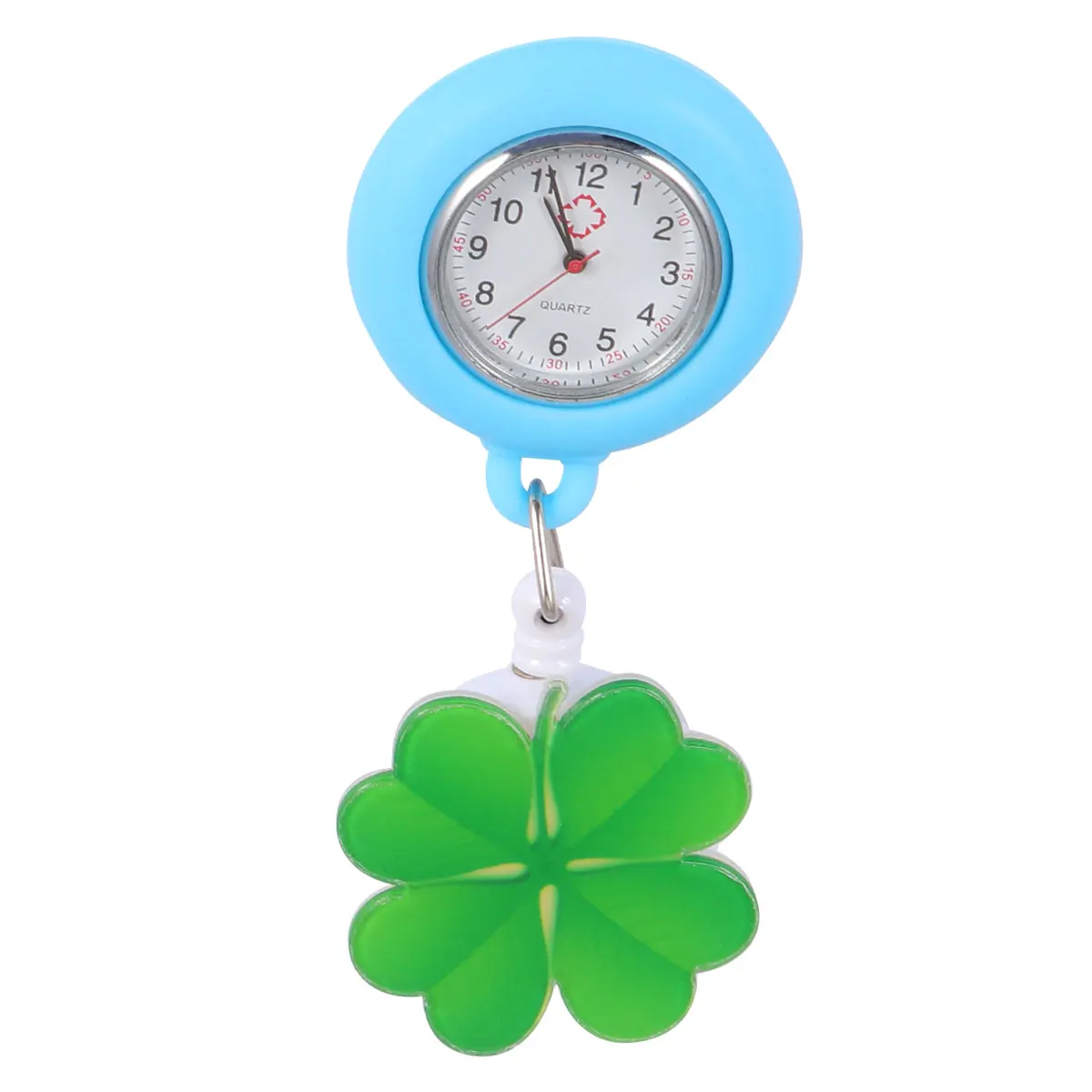 

Nurse Pocket Watches Portable Hanging Badge Medical Green Clear Numbers Telescopic Lightweight Durable Simple Design Practical