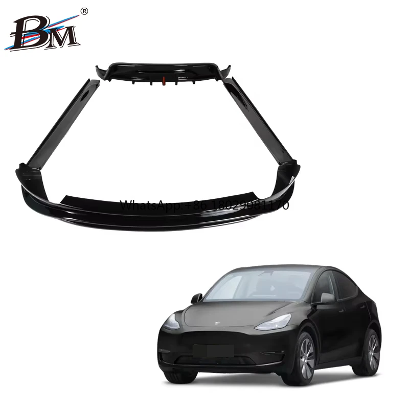 BM Car Body Accessories Front Lip Rear Diffuser Side Skirts Gloss Black Bodykit For Tesla Model Y Body Kit