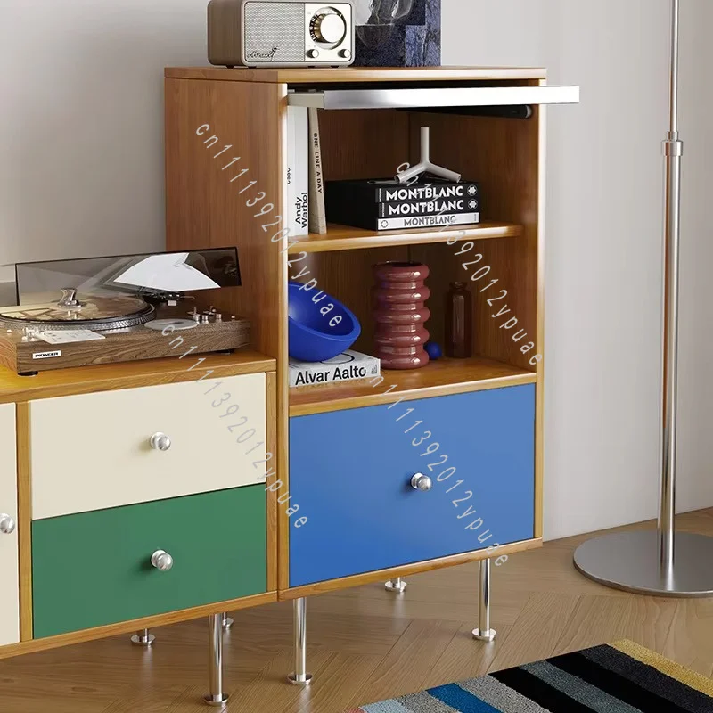 Vintage Chest of Drawers, Simple Storage Cabinet, Creative Side Furniture for Living Room, Entryway and Sofa Side