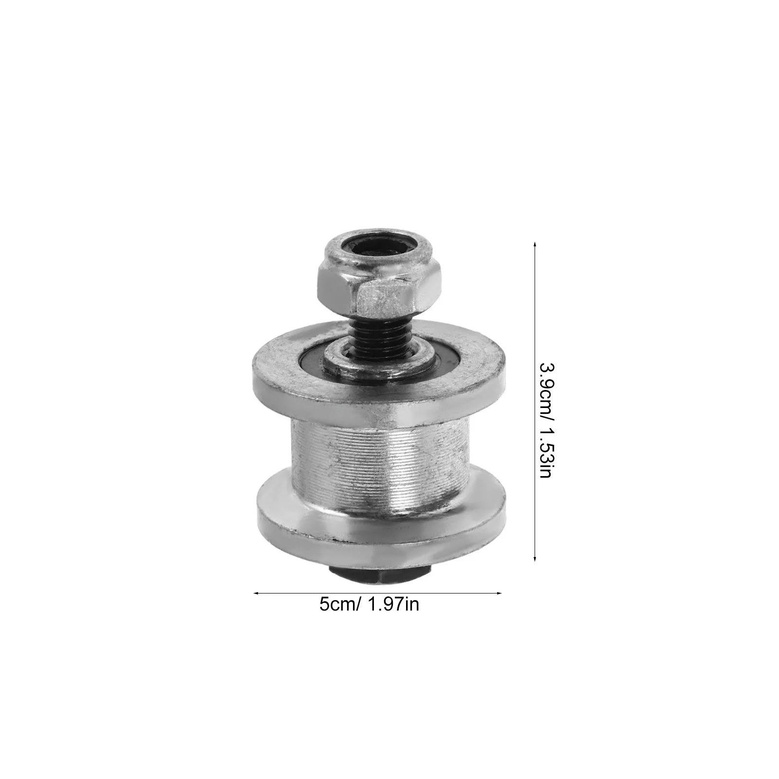 2Pcs Automatic Tarp Pulley Heavy Duty Vehicle Tarp Wheel Smooth Rolling Support Replacement Part for Dump Truck Trailer