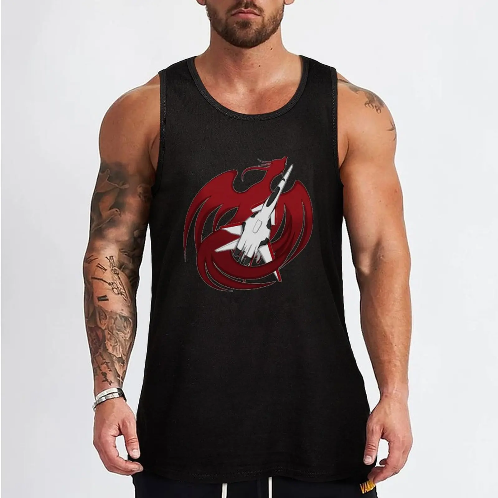 Phoenix Rising Tank Top Man clothes for gym Working vest sleeveless vest men t-shirts for men